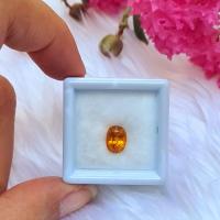 ราคา บุษราคัมบางกะจะสีส้ม น้ำสวยมากขนาด 1.7 กะรัต สำหรับทำแหวนสวยมาก (6290887093)