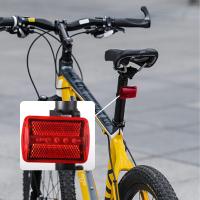 ราคา ไฟจักรยาน ไฟท้ายรถจักรยาน แสงไฟ LED Bicycle warning light ไฟท้าย LED กันน้ำ แบบใส่ถ่าน (20553449850)