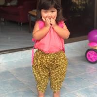 ราคา ชุดไทยโจงกระเบน เสื้อคอกระเช้า (2319544291)