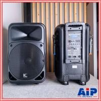 ราคา 1ใบ K.POWER KPW-15BT ลำโพงล้อลาก ไมค์ลอยUHFรุ่น KPW 15BT KPW15BT ตู้ลำโพงอเนกประสงค์พร้อมแอมป์ 15 นิ้ว มี 2 ไมค์ มี U... (22382235400)