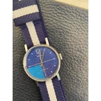 ราคา ขายนาฬิกา ไขลาน หน้าปัดสีน้ำเงิน ของแท้ มือสอง (22172952582)