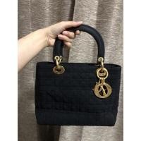 ราคา Christian Dior Black Quilted Cannage Nylon Micro Lady Dior Bag กระเป๋าดิออร์ ของแท้ สีดำ GHW อะไหล่ทอง ไม่มีสายยาว (19616907644)