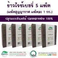 ราคา ข้าวไรซ์เบอรี่ ข้าวใหม่ในปี เกษตกรขายเอง ปลูกแบบอินทรีย์ปลอดสารพิษ 100% แพ็คสุญญากาศ ขนาด 5 กก. (1811427186)