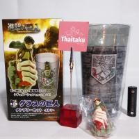 ราคา Shingeki no Kyojin - LOT JP - Eren Yeager เอเรนเยเกอร์ - แก้ว Glass Cup Anime (Attack on Titan ผ่าพิภพไททัน) (1448137496)