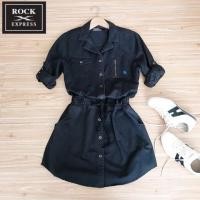 ราคา เดรสเชิ้ต Rock X-Press (เดรสสั้น/เสื้อยาว) # เสื้อผ้า มือสอง สภาพดี (2866942660)