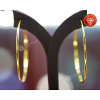 ราคา ต่างหูห่วงใหญ่ทองคำแท้ 96.5% 2 สลึง (7.6 กรัม) (13420714173)