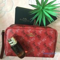 ราคา ✨กระเป๋าเครื่องสำอางค์ Coach แท้ % ✨ (3629508818)