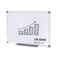 ราคา MOUNTAIN กระดานไวท์บอร์ดแม่เหล็ก 60x90cm ใช้กับปากกาไวท์บอร์ด ติดแม่เหล็กได้ Magnetic Whiteboard LW-6090 (7920954830)