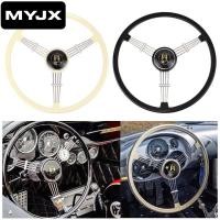 ราคา 【MYJK】พวงมาลัย 400 มม. 15 3/4 นิ้ว 3 ซี่ สีดํา สําหรับ Porsche 356 A B C 1950-1966 (16196089262)