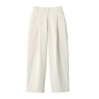 ราคา พร้อมส่งMUJI กางเกงผู้หญิง ขายาวผ้ากันละอองน้ำ ทรงทัคไวด์ WOMEN Water Repellent Tuck Wide Pants - สีขาวงาช้าง Size L (23952270954)