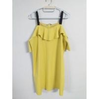 ราคา เดรสเปิดไหล่ สีเขียวมะนาว (4842848755)
