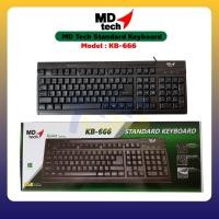 ราคา USB Keyboard MD-TECH (KB-666) Black (6830416276)