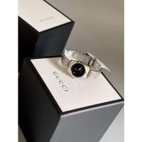 ราคา สินค้าพร้อมส่ง New Gucci G Timeless Watch หน้าปัดดำ 27mm. สวย เรียบ หรู ราคาดีมาก (12426249202)