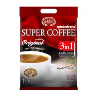 ราคา Super Coffee Original ซุปเปอร์กาแฟ ออริจินัล 3 อิน 1 ขนาด 100 ซอง (11227804707)