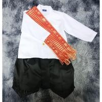 ราคา ชุดไทยเด็กชาย แถม!!ผ้าคาดสะไบ ชุดไทยเด็กอนุบาล (18860730960)