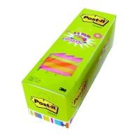 ราคา Post-it® โน้ต 654-24Vad แพ็คสุดคุ้ม คละสีสะท้อนแสง (130214713)