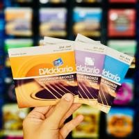 ราคา ของแท้ ⭐️ สายกีต้าร์โปร่ง D'Addario EJ ACOUSTIC GUITAR STRINGS แดดดาริโอ้ Phosphor Bronze สายทองแดง EJ15 EJ26 EJ16 (2342951782)