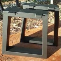 ราคา Pradoo'Siam ขาโต๊ะเหล็ก ขาเหล็กสำเร็จรูป ทรงคางหมู 1คู่ (2ขา) สีดำด้าน ก30xส70ซม เหล็ก 2"x1"นิ้ว ขาโต๊ะคอม โต๊ะล๊อฟท์ (15208194590)