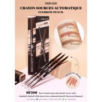 ราคา ดินสอเขียนคิ้ว สลิม HF206 Sivanna Colors Crayon Sources Automatique Eyebrow Pencil (1948338844)