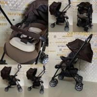 ราคา รถเข็นเด็กยี่ห้อcombiสีน้ำตาลมือสอง (15279815060)