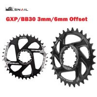 ราคา SNAIL ใบจานหน้าเดี่ยว ใบจานเดี่ยว SRAM GXP BB30 3mm/6mm offset (34T/36T/38T/40T) (3559200971)