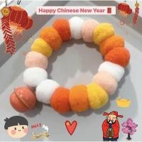 ราคา ปลอกคอปอมปอม ปลอกคอแมว ปลอกคอหมา สีตรุษจีน (5073787251)