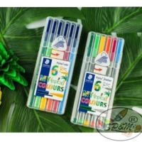 ราคา STAEDTLER triplus color ใหม่ ชุดปากกาเมจิก หัวแหลม 6สี/ชุด (ตัวเลือกสี 2แบบ) (4440797192)