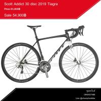 ราคา จักรยานเสือหมอบ SCOTT Addict 30 disc ปี 2019 สีดำขาว (6683704917)