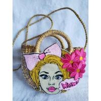 ราคา กระเป๋าสานผักตบชวา ทรงแตงโม (4321962117)