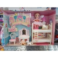 ราคา ชุดของเล่น ชุดเตียง2ชั้นบาร์บี้ (8507834588)