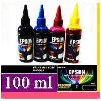 ราคา หมึกเติม "PEACOCK" (Shoola)For Epson ​100ml.เกรดพรีเมียมใช้เติมเครื่องพิมพ์ตระกูลCanon เทียบเท่า คุณภาพสีสดใส ติดทนนาน (13402748467)