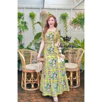ราคา ▽✼₪เดรสยาว เดรส d&g ลายดอก อลังสวยมาก งานป้าย lady sunshine (5995945387)