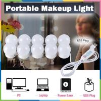 ราคา ไฟติดกระจกแต่งหน้า ไฟ LED ไฟติดโต๊ะเครื่องแป้ง ไฟแต่งหน้า ไฟติดกระจก หลอดไฟ 10 ดวง ไฟโต๊ะเครื่องแป้ง (22058411651)