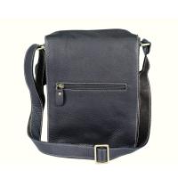 ราคา กระเป๋าสะพายหนังแท้ สำหรับผู้ชาย รุ่น Mercury ไซส์ M สีดำ (No.012M) (3445060297)