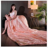 ราคา ผ้าห่มผ้าแพร ไส้นวมเป็นใยไหมบริสุทธิ์100% ขนาด6ฟุต มี 5 สี (847007683)