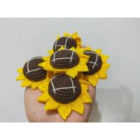 ราคา ดอกทานตะวัน ดอกทานตะวันถัก ดอกไม้ถัก พวงกุญแจ (พร้อมส่ง) (20173899774)