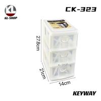ราคา Keyway กล่องลิ้นชักอเนกประสงค์3ชั้น CK-323 (9847009255)