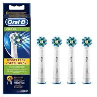 ราคา Oral-B ออรัลบี หัวแปรงสีฟันไฟฟ้า รุ่น Crossaction ขนแปรงไขว้ 4 หัว (12883331362)