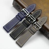 ราคา นำเข้าจากเยอรมัน Epsom สายหนังทำด้วยมือผู้ชายและผู้หญิงคุณภาพสูง cowhide 20 22 24 มม. บางเฉียบสายนาฬิกา Seiko (5449227319)