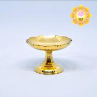 ราคา พานทองเหลือง (แท้) ขอบหยัก (พานจีบ) ขนาดเล็ก (1244300664)