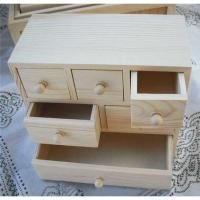 ราคา กล่องลิ้นชักไม้สนขนาดเล็ก/Pine wood Mini box (466159014)