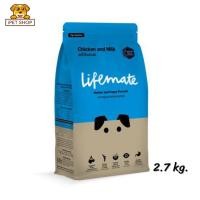 ราคา Lifemate Puppy Formula Chicken and Milk อาหารสุนัข ไลฟ์เมต รสไก่และนม สูตรแม่สุนัขและลูกสุนัข 2.7 kg (13772761066)