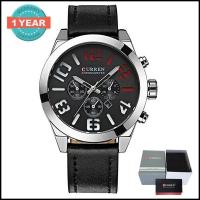 ราคา Curren นาฬิกาข้อมือผู้ชาย สายผ้าใบ มีวันที่แสดง รุ่น C8196 (2064212905)