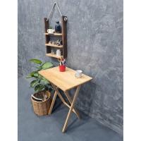 ราคา โต๊ะพับไม้ยางพารา เหมาะสำหรับทำงาน อ่านหนังสือ (8032985874)