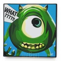 ราคา Mike Wazowski ไมค์ วาซอว์สกี้ การ์ตูน cartoon รูปภาพ​ติด​ผนัง​ pop art ของขวัญ รูปภาพ กรอบรูป แต่งบ้าน (9607755747)
