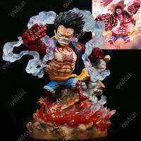 ราคา โมเดลวันพีช Gear 4 Luffy Boundman 14cm VS Doflamingo Ver. วันพีซ ฟิกเกอ One Piece Monkey D Luffy PVC Figure Dressrosa Version GK (9495955443)