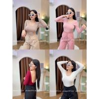 ราคา บอดี้สูทแขนยาว คอเว้าหน้าเว้าหลัง เป้าแกะได้ มีแป็ก!! เนื้อผ้ายืดใส่สบาย งานสวย (21251126255)