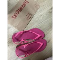 ราคา havaianas แท้ สีชมพูมือสองคะ (20841137831)