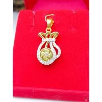 ราคา didgo2 จี้ถุงทอง จี้ถุงเงินถุงทอง จี้เล็กๆ จี้ถุงทองฝังเพชร k333 (18924324436)