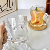 ราคา Lucky Glass แก้วน้ำ มีหูจับ แก้วเบียร์มีหู มีให้เลือกหลายแบบ ตราลักกี้ (25852712533)